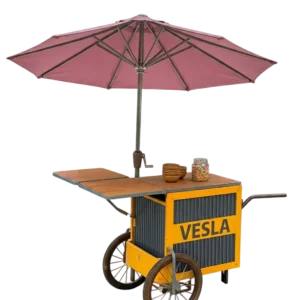 VESLA FOLDING TROLLY KIOSK